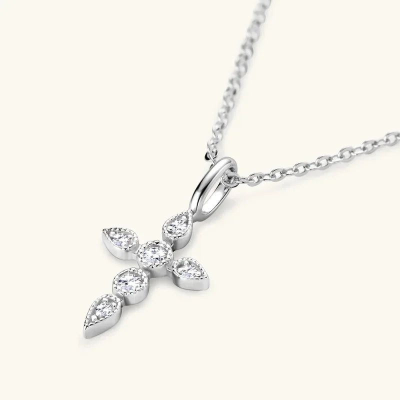 Gold Diamond Cross Pendant-ToShay.org