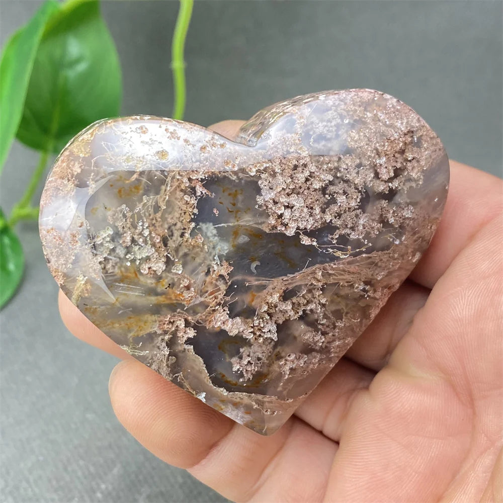 Green Aquatic Agate Heart-ToShay.org