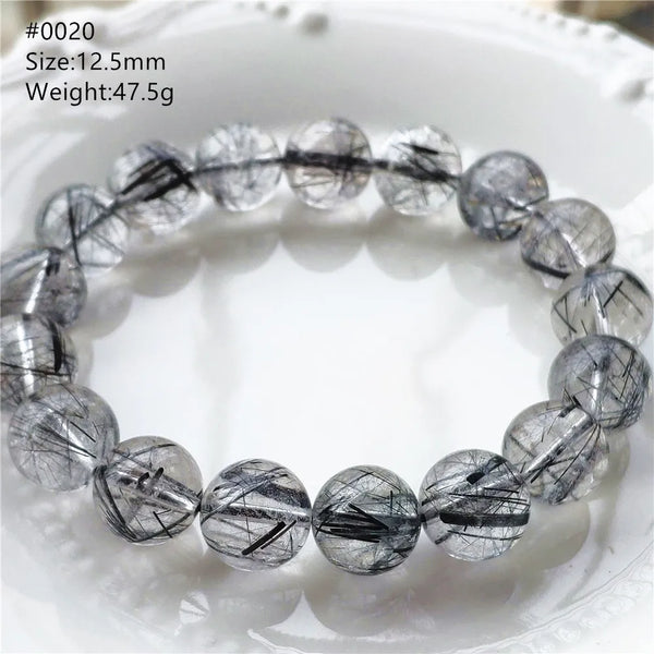 Black Rutilated Quartz Bracelet-ToShay.org