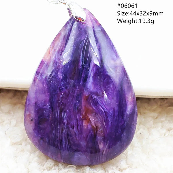 Purple Charoite Pendant-ToShay.org