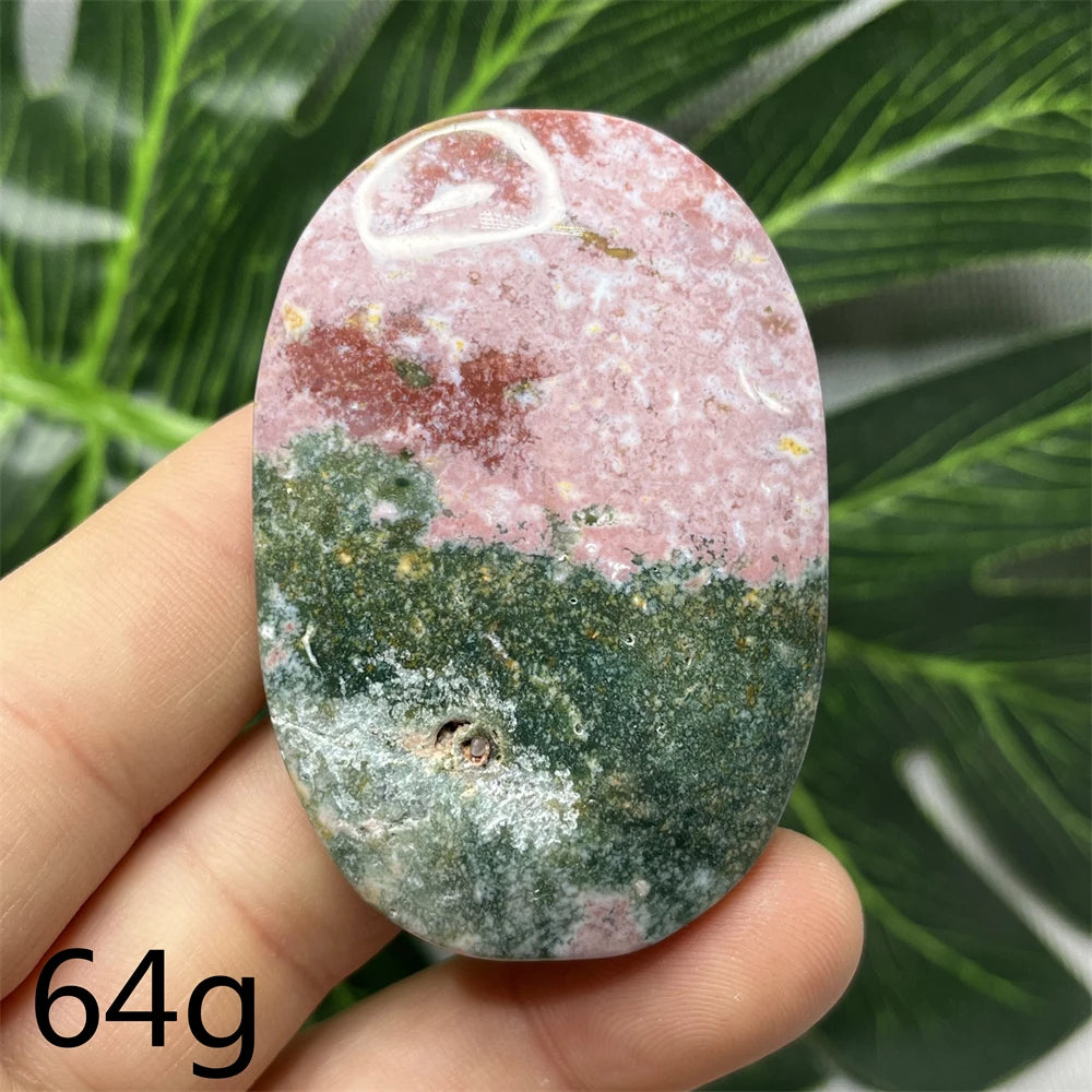 Sea Jasper Palm Stone-ToShay.org