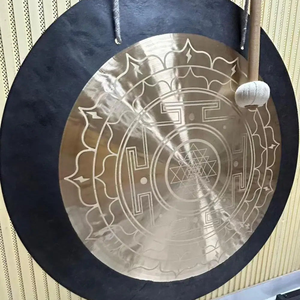 Bronze Sri Yantra Gong-ToShay.org
