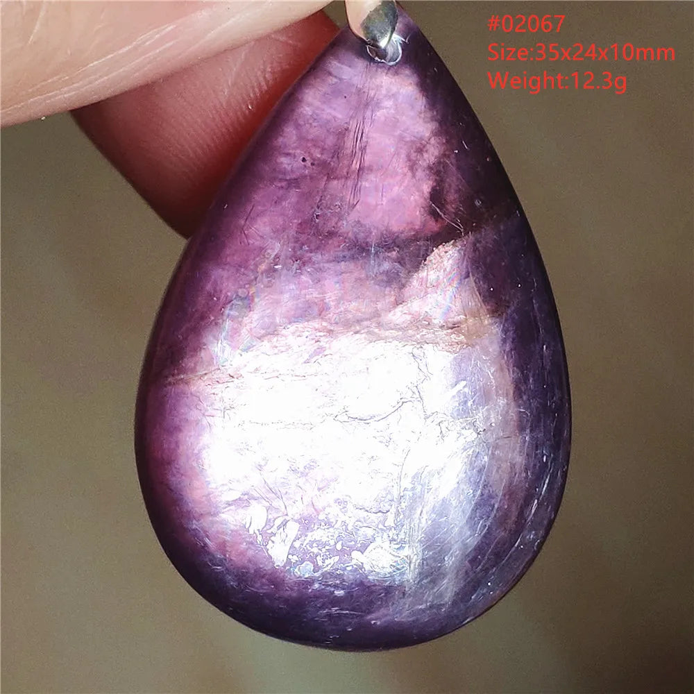 Purple Lepidolite Pendant-ToShay.org