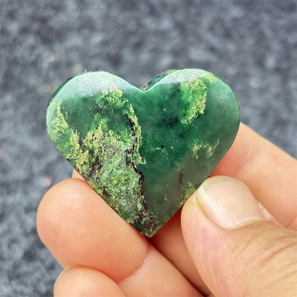 Green Emerald Stone Heart-ToShay.org