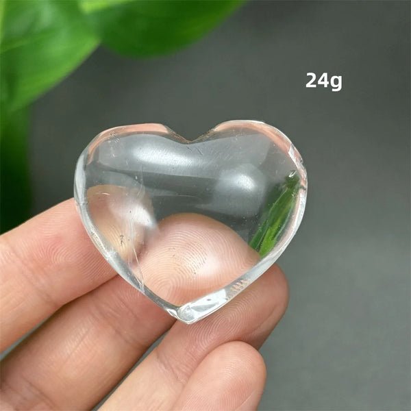 Clear Crystal Heart-ToShay.org