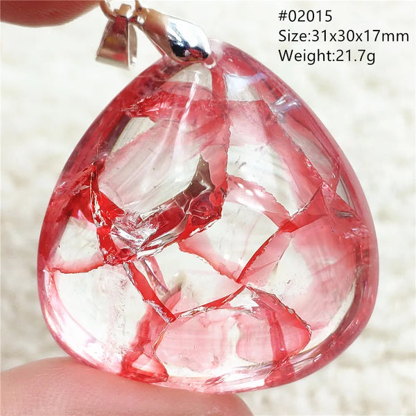 Red Limonite Quartz Pendant-ToShay.org