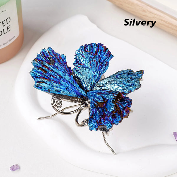 Aura Black Tourmaline Butterfly-ToShay.org