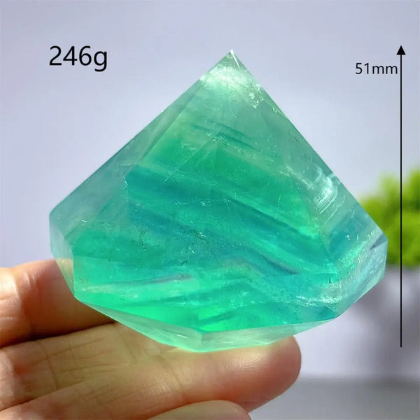Rainbow Fluorite Diamond-ToShay.org