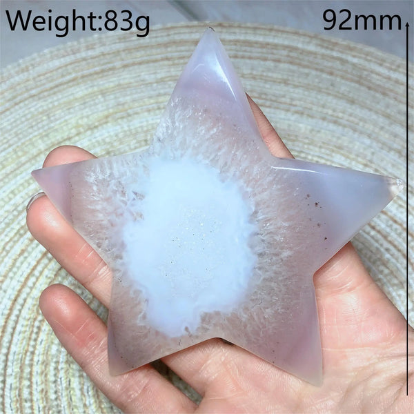 Grey Druzy Agate Star-ToShay.org