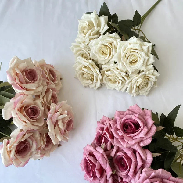 Rose Silk Flower Bouquets-ToShay.org