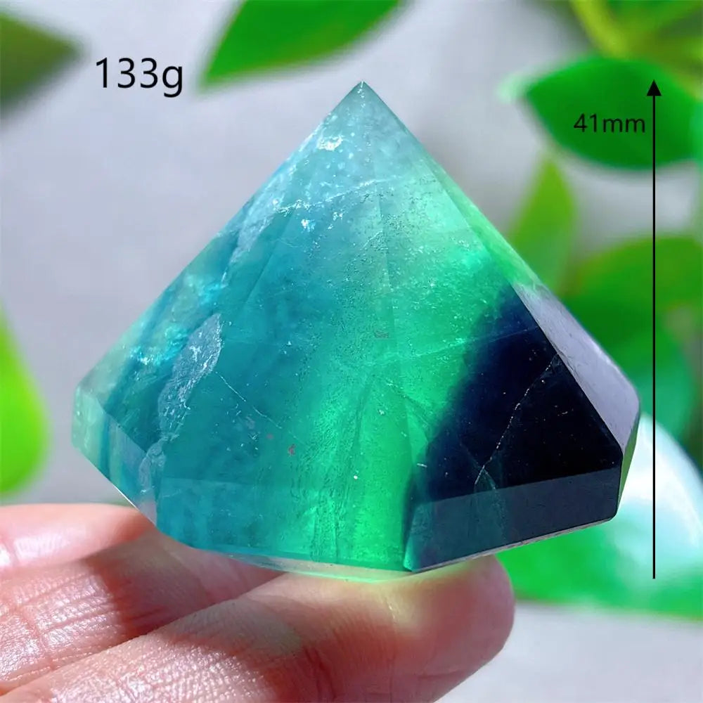 Rainbow Fluorite Diamond-ToShay.org