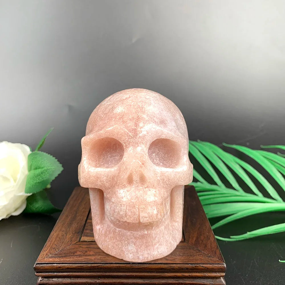 Pink Amethyst Skull-ToShay.org