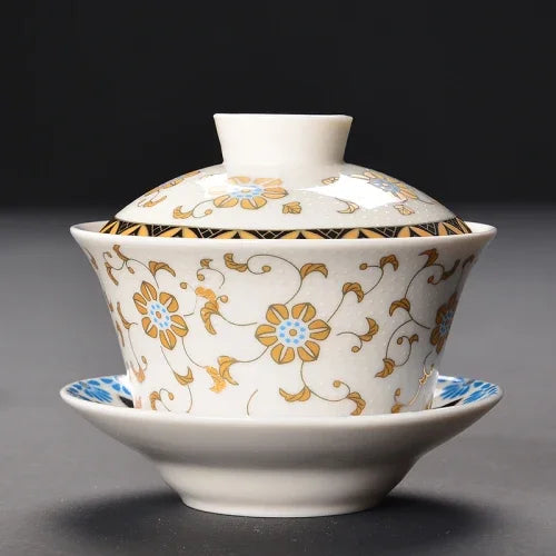 Dragon Gaiwan Ceramic Tea Bowl-ToShay.org