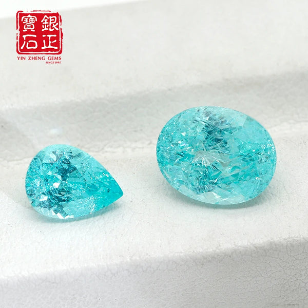 Blue Crushed Ice Paraiba-ToShay.org