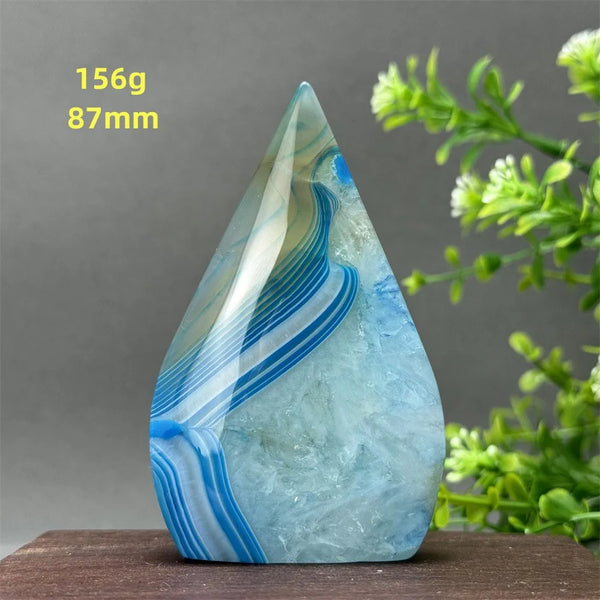 Blue Agate Torch-ToShay.org
