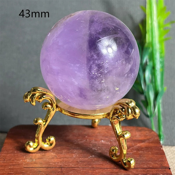 Purple Amethyst Quartz Ball-ToShay.org