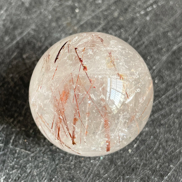 Gold Rutilated Quartz Ball-ToShay.org