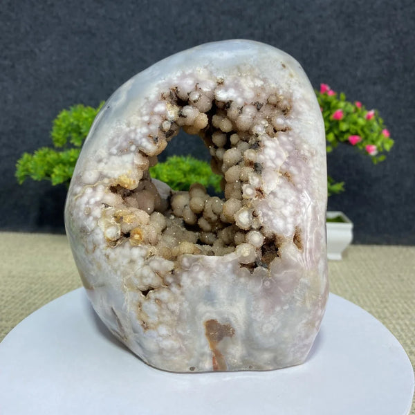 Pink Amethyst Agate Geode-ToShay.org
