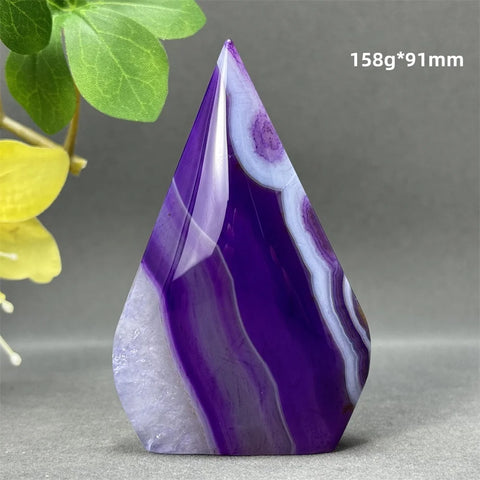 Purple Agate Torch-ToShay.org
