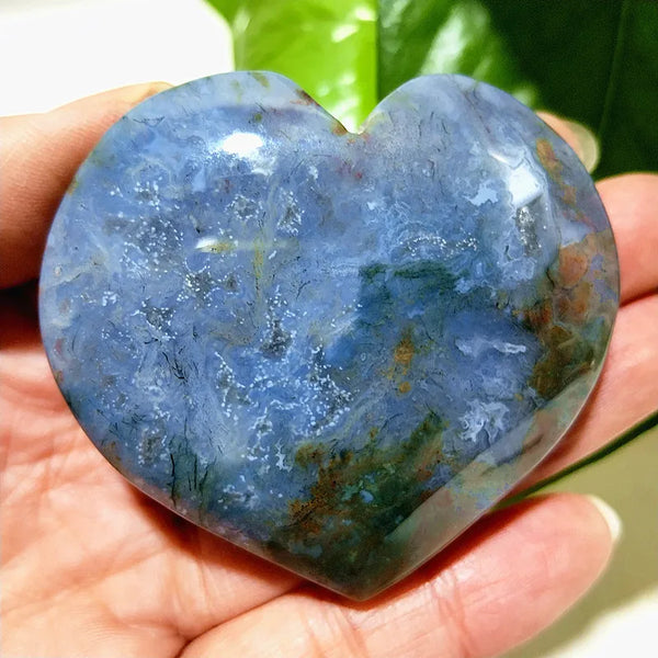 Green Moss Agate Heart-ToShay.org