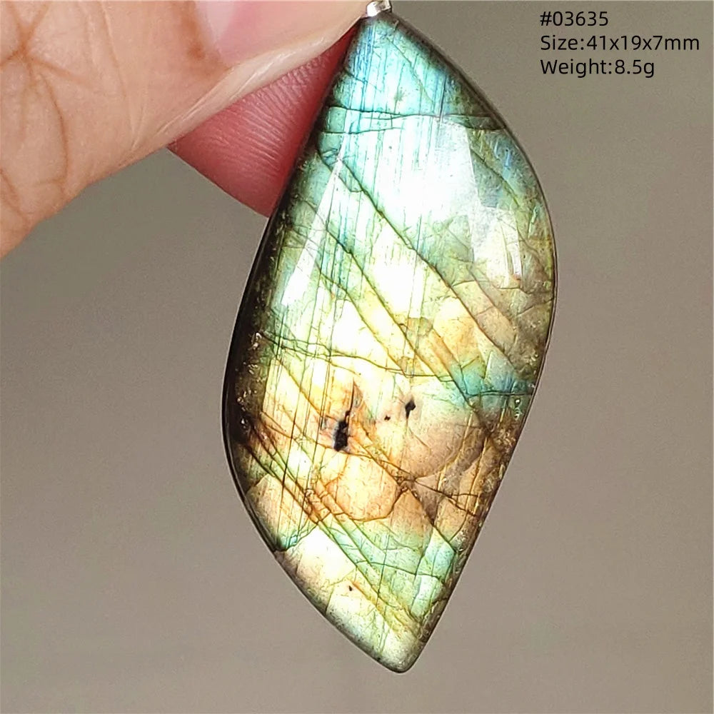 Blue Purple Labradorite Pendant-ToShay.org