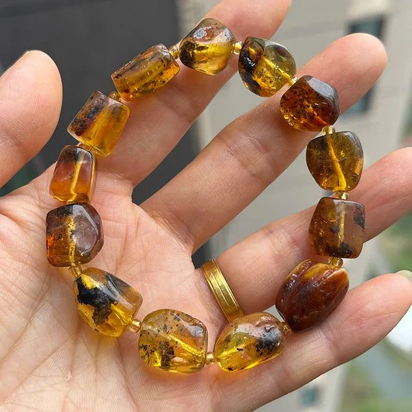 Yellow Amber Bracelet-ToShay.org