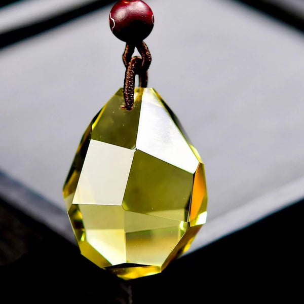 Yellow Citrine Quartz Pendant-ToShay.org