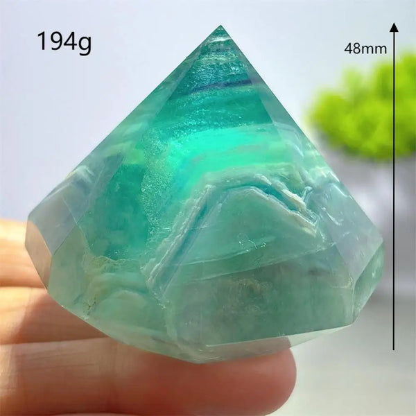 Rainbow Fluorite Diamond-ToShay.org
