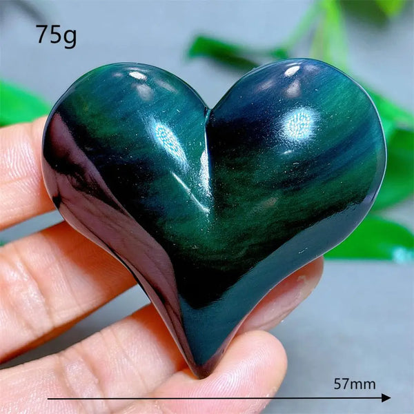 Rainbow Obsidian Heart-ToShay.org
