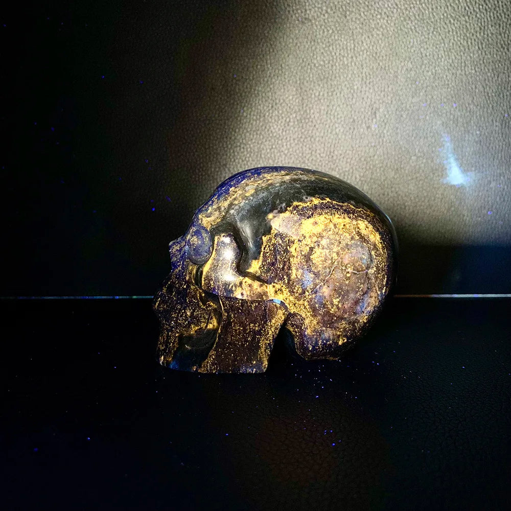 Blue Lapis Lazuli Skull-ToShay.org