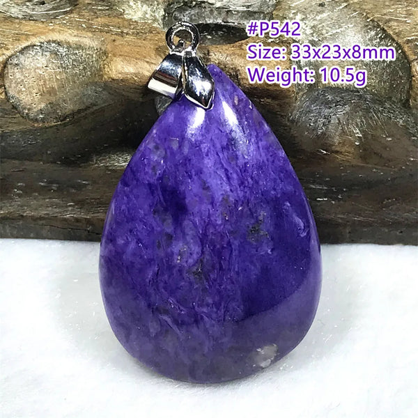 Purple Charoite Pendant-ToShay.org