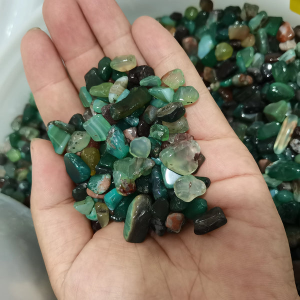Green Agate Pebbles-ToShay.org