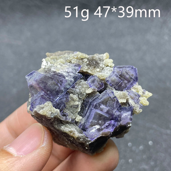 Purple Fluorite Crystal-ToShay.org