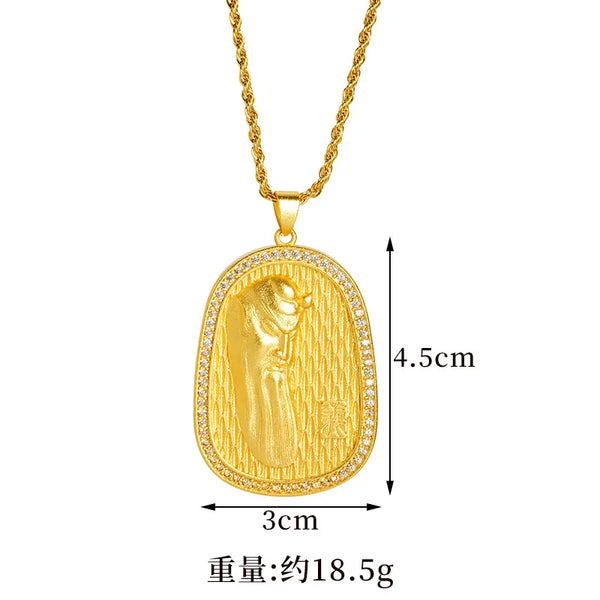 Gold Guan Gong Pendant-ToShay.org