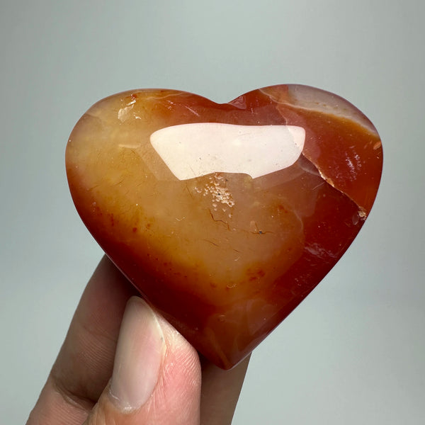 Red Agate Geode Heart-ToShay.org