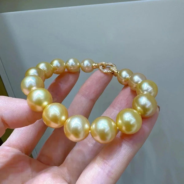 Gold Pearl Bracelet-ToShay.org