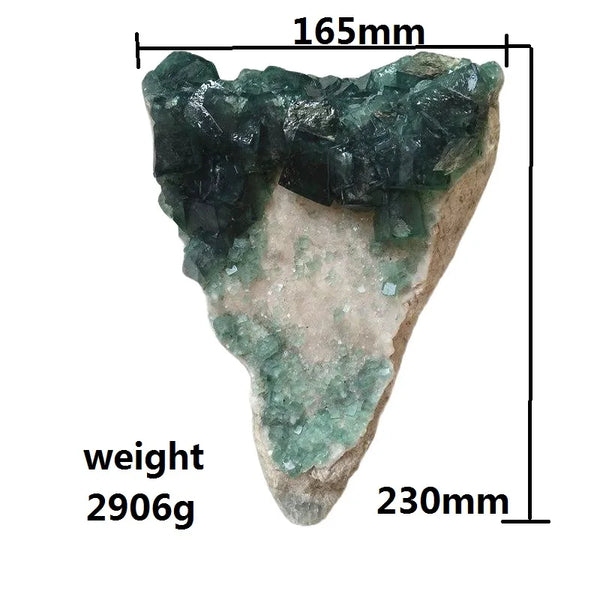 Green Fluorite Crystal Flower-ToShay.org