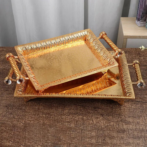 Gold Serving Tray-ToShay.org