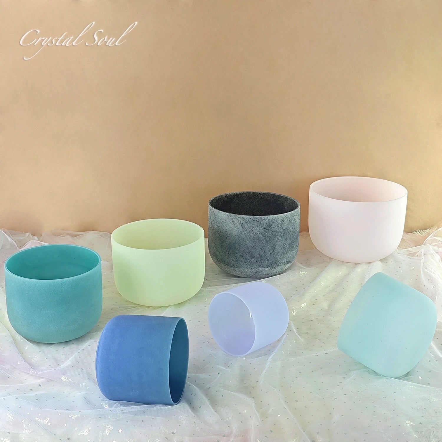 Mixed Gemstone Fusion Crystal Bowl-ToShay.org