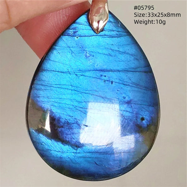 Blue Purple Labradorite Pendant-ToShay.org