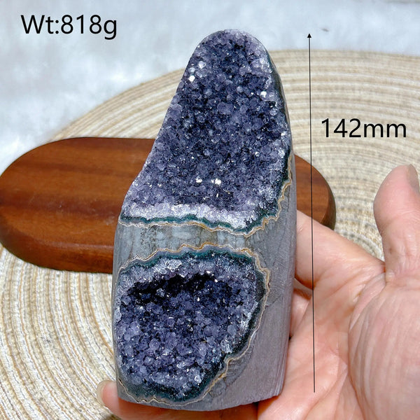 Purple Amethyst Druzy Crystal-ToShay.org