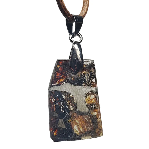 Olive Meteorite Pendant-ToShay.org