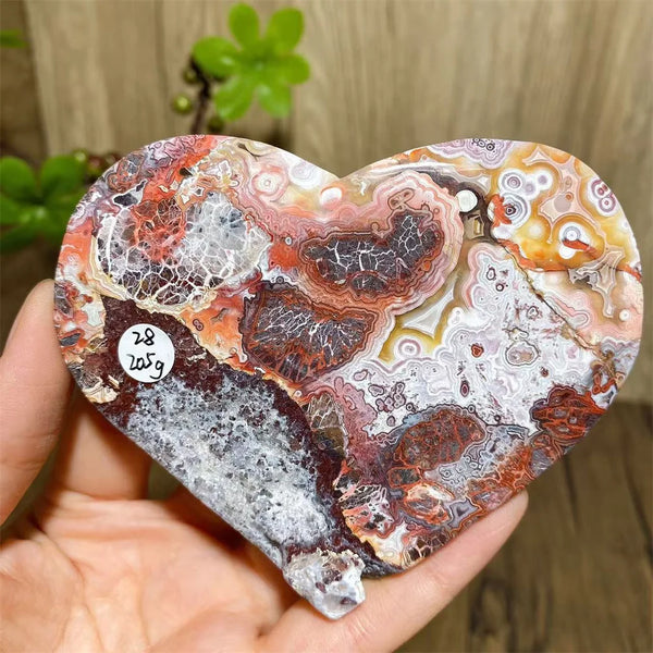 Red Agate Geode Hearts-ToShay.org