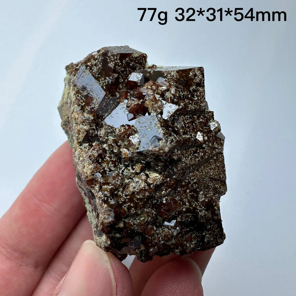 Red Garnet Quartz Crystals-ToShay.org