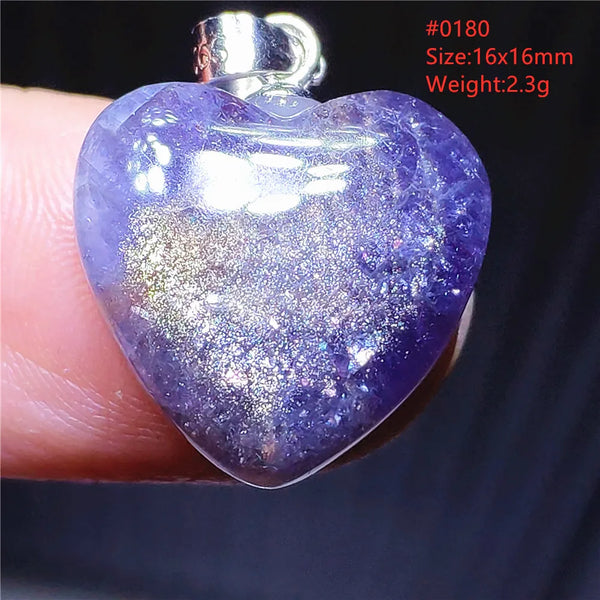 Blue Blood Red Lolite Pendant-ToShay.org