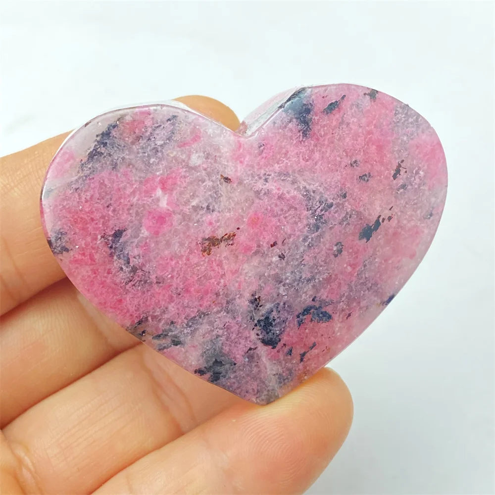 Pink Rose Stone Heart-ToShay.org