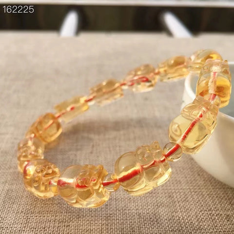 Yellow Citrine Pi Xiu Bracelet-ToShay.org