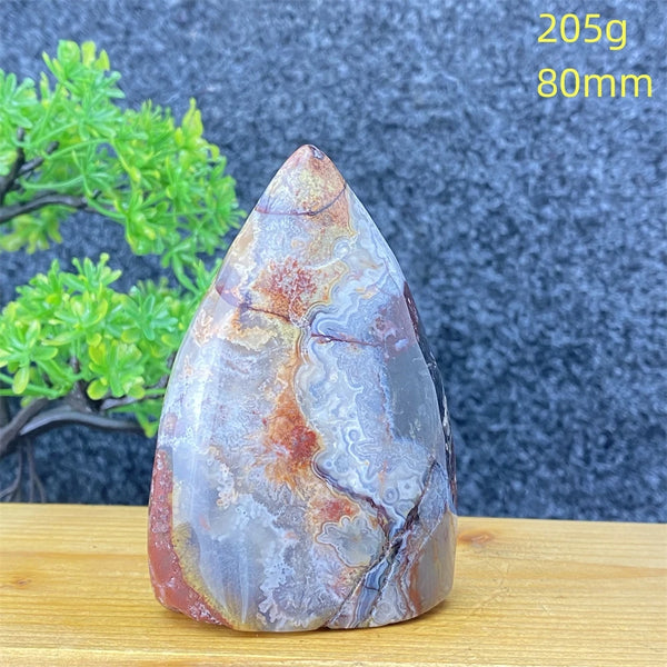 Blue Lace Agate Torch-ToShay.org