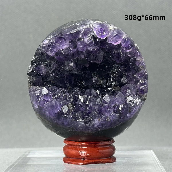 Purple Amethyst Cluster Ball-ToShay.org