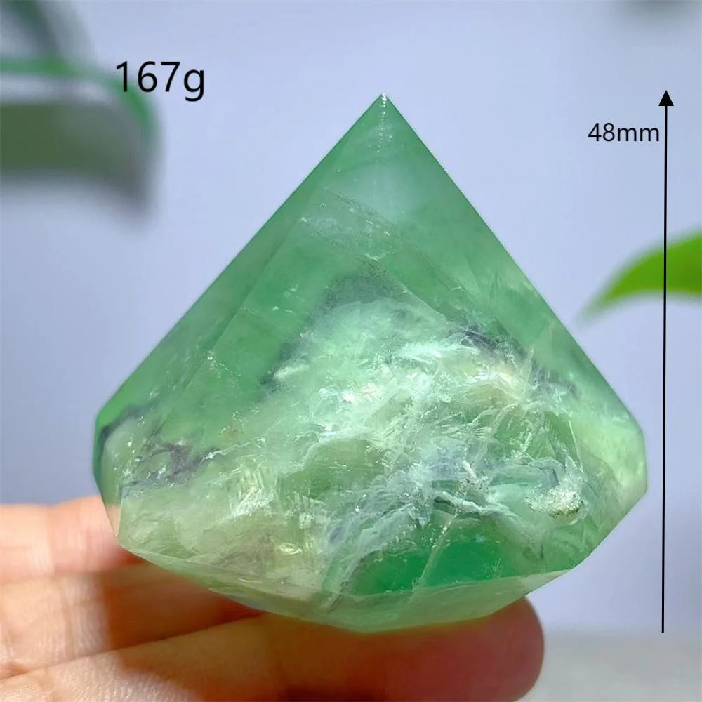 Rainbow Fluorite Diamond-ToShay.org